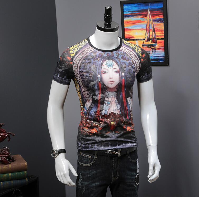 Men 2020 of in Clothes Nice Print T-shirt Hip Hop Streetwear Tees Slim Fit Z9tg, The shown
Men 2020 of in Clothes Nice Print T-shirt Hip Hop Streetwear Tees Slim Fit Z9tg, The shown