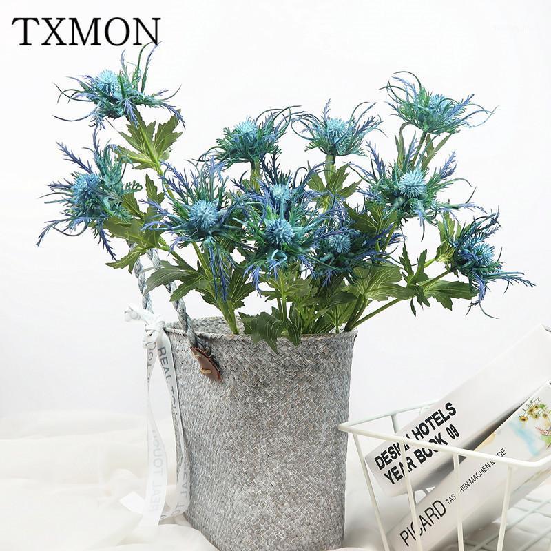 Simulation faek flowers American pastoral style single wild thorn parsley creative home living room decoration green plants1, Blue
Simulation faek flowers American pastoral style single wild thorn parsley creative home living room decoration green plants1, Blue