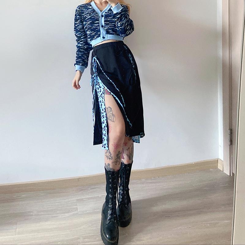 2020 Autumn and Winter New Women' Skrit Fashion Temperament Commuter Retro Print Leopard Sexy Split Ends Slim Mid-length Skirt, As pic
2020 Autumn and Winter New Women' Skrit Fashion Temperament Commuter Retro Print Leopard Sexy Split Ends Slim Mid-length Skirt, As pic