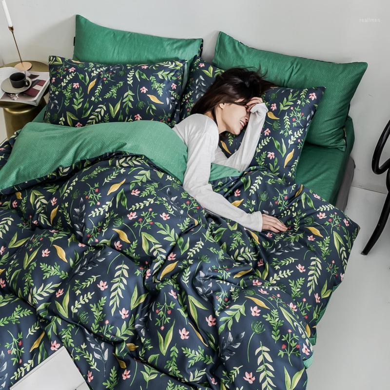 Nordic 60S Egyptian cotton Bedding set High-end Quilted Tropical Leaves Flowers printing Duvet Quilt cover Bed sheet Pillowcase1, 04
Nordic 60S Egyptian cotton Bedding set High-end Quilted Tropical Leaves Flowers printing Duvet Quilt cover Bed sheet Pillowcase1, 04