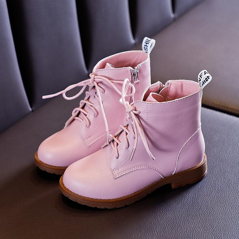 Winter Children's Boots Fashion All-match British Style Girl Short Boots Side Zipper Children's, Black
Winter Children's Boots Fashion All-match British Style Girl Short Boots Side Zipper Children's, Black