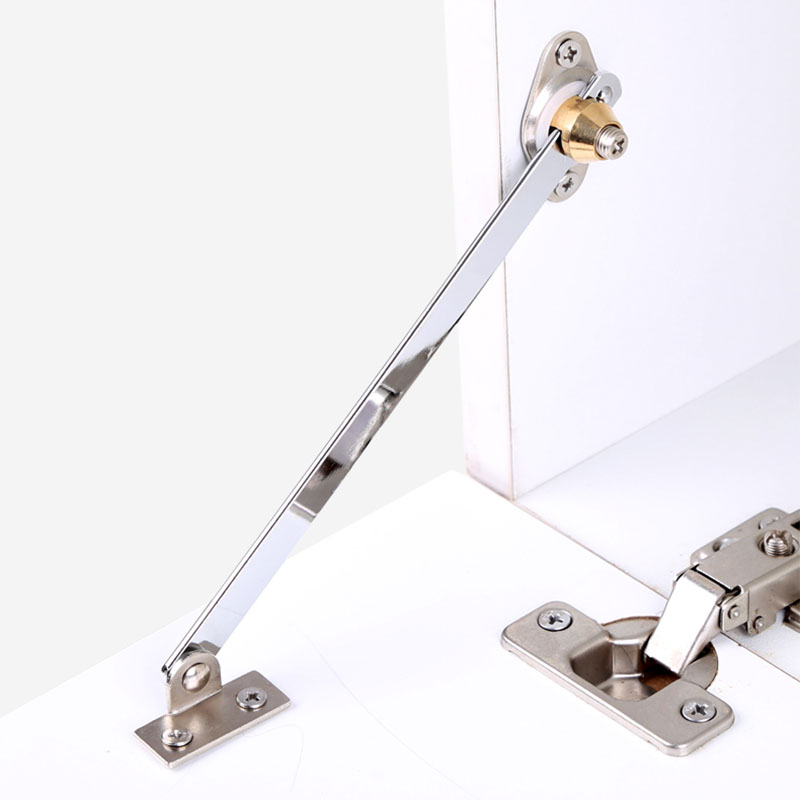 Furniture Hinge Bedside Cupboard Shoe Cabinet Flip Down Door Support Slide Position Connecting Rod Track Hardware Bracket