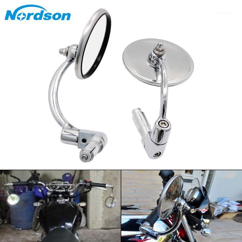 Motorcycle Mirrors Nordson 2pcs Universal Round Rearview Bar Side Chrome For Chopper Scooter Cafe Racer Accessories
Motorcycle Mirrors Nordson 2pcs Universal Round Rearview Bar Side Chrome For Chopper Scooter Cafe Racer Accessories