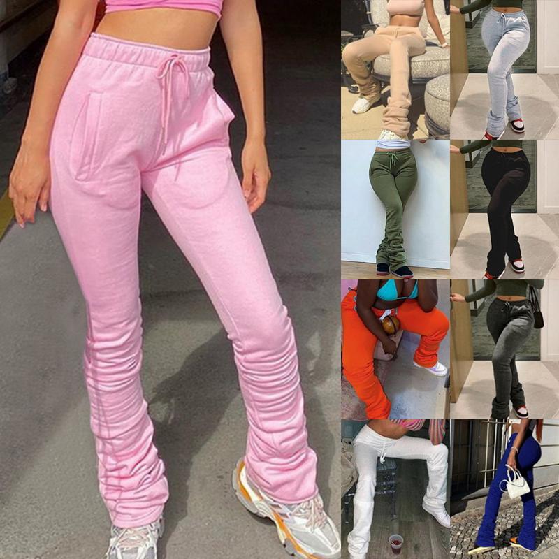Women Spring And Autumn High Waist Sweatpants Trouser Joggers Stacked Leggings Pant Slits Ladies Multi-pocket Tight Pants, One size
Women Spring And Autumn High Waist Sweatpants Trouser Joggers Stacked Leggings Pant Slits Ladies Multi-pocket Tight Pants, One size