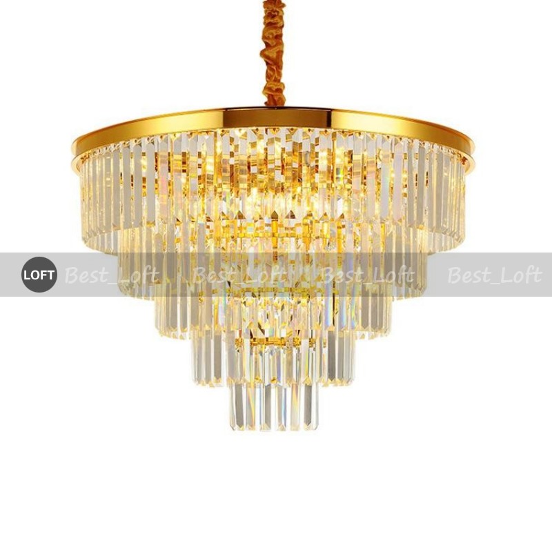 Luxury Modern Crystal Chandelier Round Living Room Chain Chandeliers Lighting Home Decoration Gold LED Pendant lamp Cristal Lustre
Luxury Modern Crystal Chandelier Round Living Room Chain Chandeliers Lighting Home Decoration Gold LED Pendant lamp Cristal Lustre