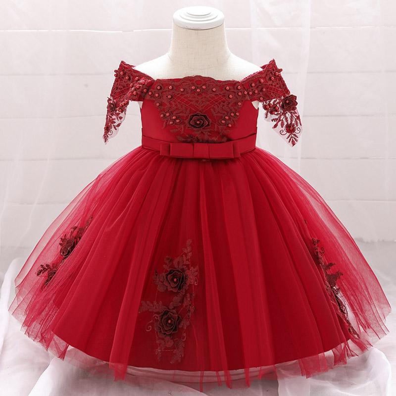 Girl's Dresses Toddler Baby Girls Lace Princess Dress For Christening Party Infant 1 Year Birthday Kids Wedding Gown 12M 24M, Red;yellow
Girl's Dresses Toddler Baby Girls Lace Princess Dress For Christening Party Infant 1 Year Birthday Kids Wedding Gown 12M 24M, Red;yellow
