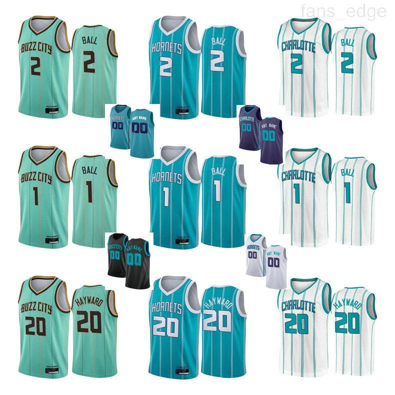 2020 2021 New Mens 2 LaMelo Ball Gordon 20 Hayward 22 Vernon Carey Jr. 20 Grant Riller Basketball Jerseys Teal White Purple
2020 2021 New Mens 2 LaMelo Ball Gordon 20 Hayward 22 Vernon Carey Jr. 20 Grant Riller Basketball Jerseys Teal White Purple