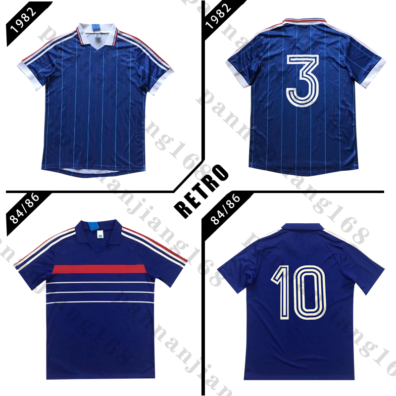 FRANCE 1982 World Cup 1984 1986 retro soccer jerseys VINTAGE HENRY 10 #ZIDANE Vintage football shirt
FRANCE 1982 World Cup 1984 1986 retro soccer jerseys VINTAGE HENRY 10 #ZIDANE Vintage football shirt