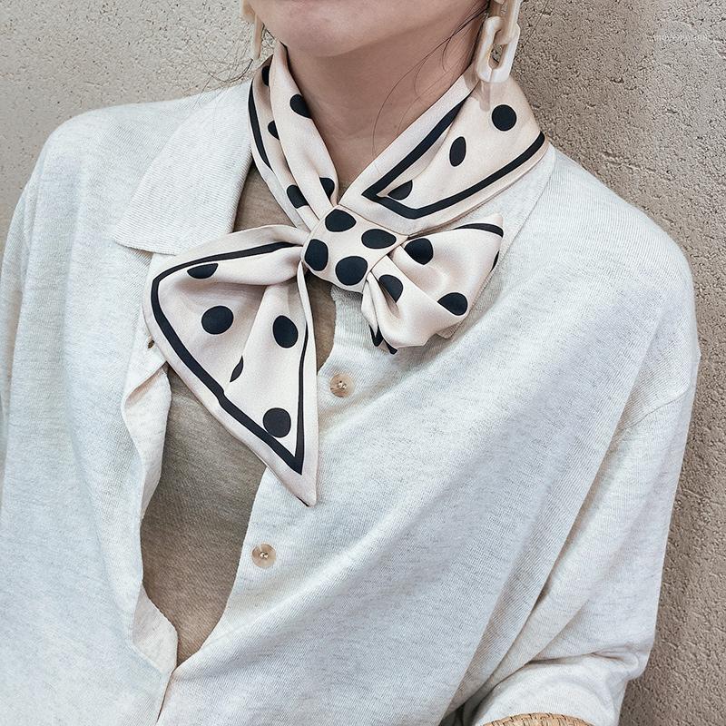 New Women Fashion Neck Scarf Office Lady Design Polka Print Foulard Bandana Elegant1 
New Women Fashion Neck Scarf Office Lady Design Polka Print Foulard Bandana Elegant1