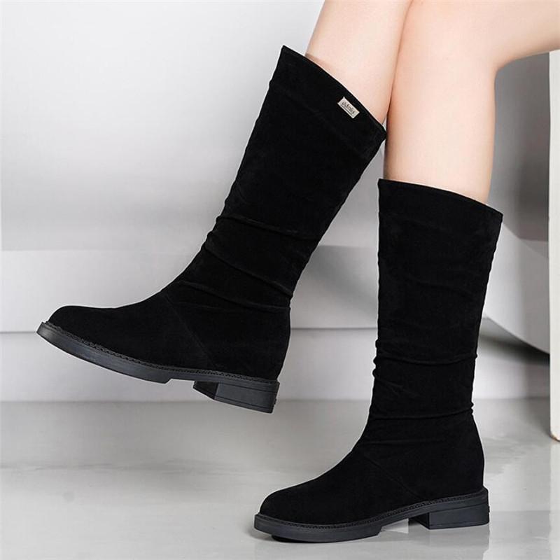 Winter Fur Half Boots Women Flock Mid Calf Bootee Woman Black Square Heel Shoes 2020 Female Fashion Thin Leg Boots 35-40
Winter Fur Half Boots Women Flock Mid Calf Bootee Woman Black Square Heel Shoes 2020 Female Fashion Thin Leg Boots 35-40