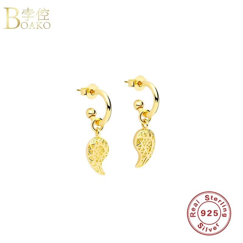 BOAKO S925 Silver Earrings For Women Fine Jewelry Wing Pendiente Piercing Ohrringe Drop Earrings Brincos Aretes Girl Party Gifts
BOAKO S925 Silver Earrings For Women Fine Jewelry Wing Pendiente Piercing Ohrringe Drop Earrings Brincos Aretes Girl Party Gifts