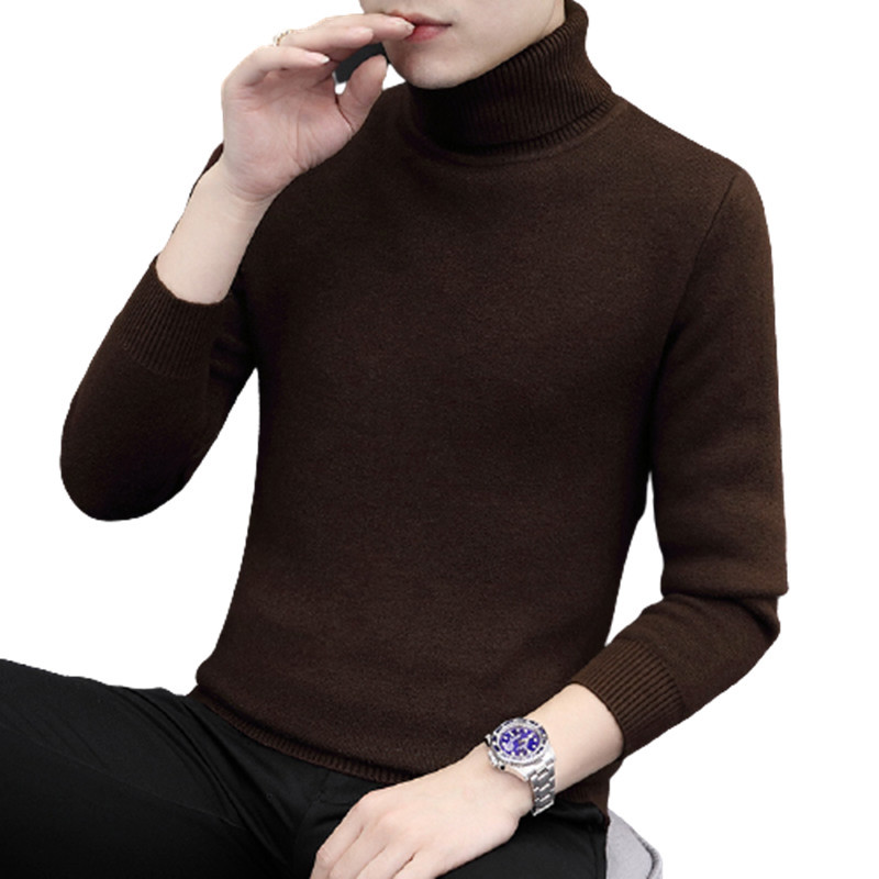 2020 Men Winter New Nightgown Korean Version Trend Men's Turtlenecks in Knitted or Crocheted Bottoms Bitu, White
2020 Men Winter New Nightgown Korean Version Trend Men's Turtlenecks in Knitted or Crocheted Bottoms Bitu, White