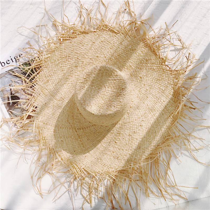 2021 Summer Raffia Straw Hat Women Large Wide Brim Sun Hat Lady Panama Seaside Holiday Beach Female Outdoor Shade Girls, Convex top
2021 Summer Raffia Straw Hat Women Large Wide Brim Sun Hat Lady Panama Seaside Holiday Beach Female Outdoor Shade Girls, Convex top