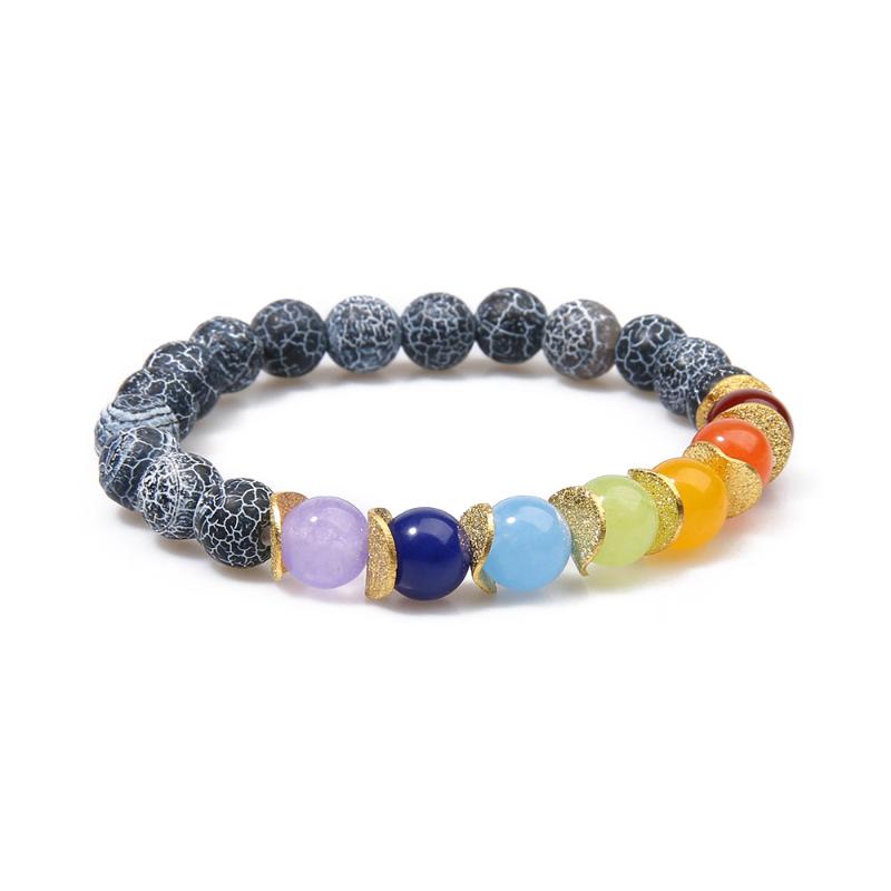 7 Chakra Yoga Bracelets For Women Men Gold Alloy Natural Stone Bead Jewelry Healing Balance Prayer Round Bangle Gift
7 Chakra Yoga Bracelets For Women Men Gold Alloy Natural Stone Bead Jewelry Healing Balance Prayer Round Bangle Gift