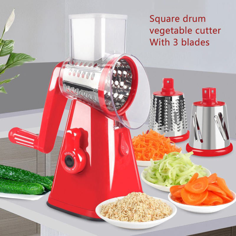 The Latest Manual Vegetable Cutter Three In One Potato Cheese Kitchen Tool Multifunctional Round Mandolin Slicer Rotating Grater 201112
The Latest Manual Vegetable Cutter Three In One Potato Cheese Kitchen Tool Multifunctional Round Mandolin Slicer Rotating Grater 201112