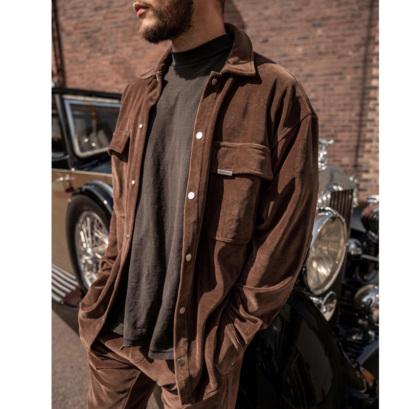 2021 British Style Represent New Veet High Street Tooling Shirt Men's Solid Color Jacket Cardigan R9rh, Brown
2021 British Style Represent New Veet High Street Tooling Shirt Men's Solid Color Jacket Cardigan R9rh, Brown