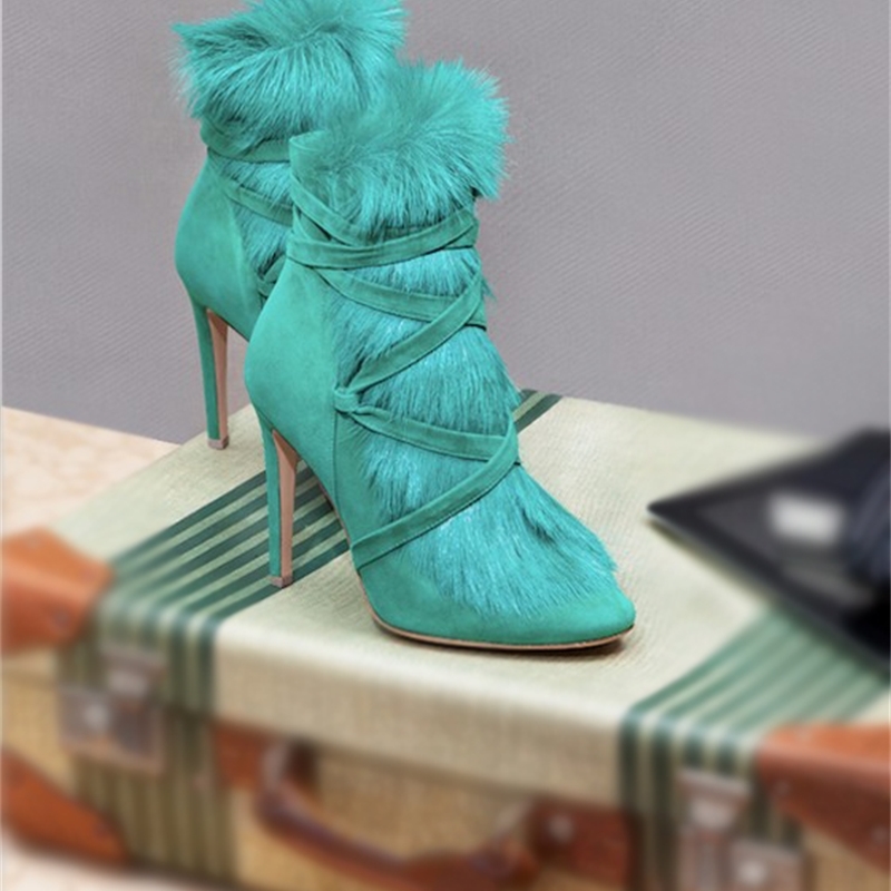 Women's Tornozzle Fashion Winter Skin Warm From False Green Leatehr Camuroy Straps Ladies High Heel Sensual Boots Q8c9, The picture
Women's Tornozzle Fashion Winter Skin Warm From False Green Leatehr Camuroy Straps Ladies High Heel Sensual Boots Q8c9, The picture
