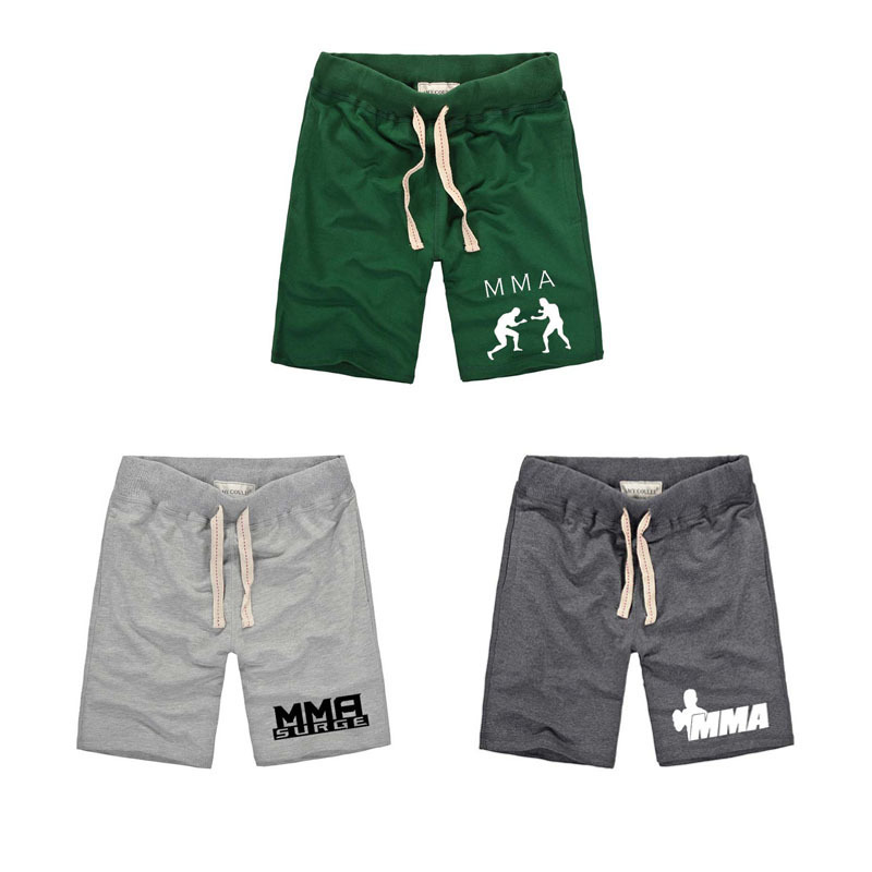 Men's Boxer Wear Fight Printing Mens Shorts Stretch Shorts Muay Thai Boxing Shorts for Male Fitness Judo Jogger Short Trousers T200409