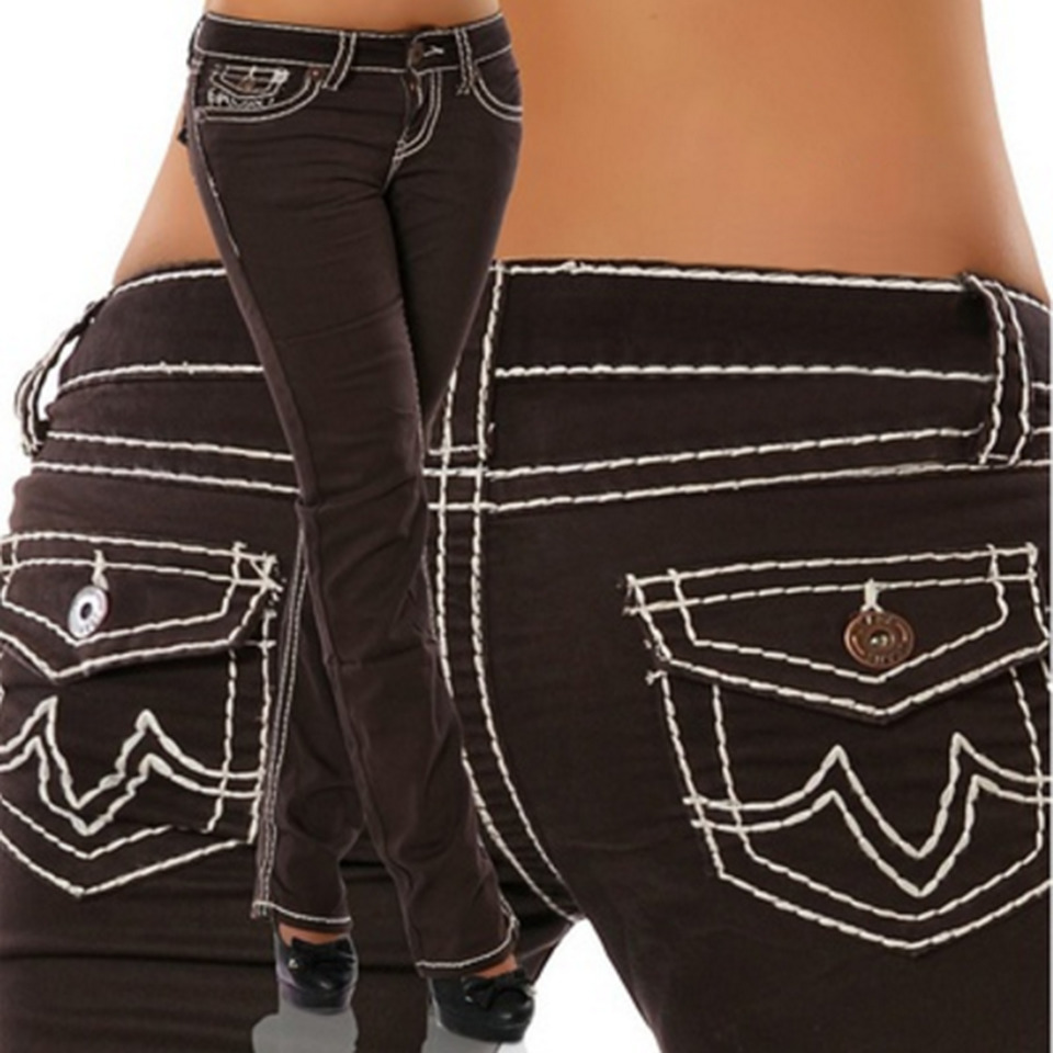 Plus Size Jeans New Woman Blue Midi Waist Straight Denim Trousers Mom Jeans Female Elastic Pencil Jean Pants 201029