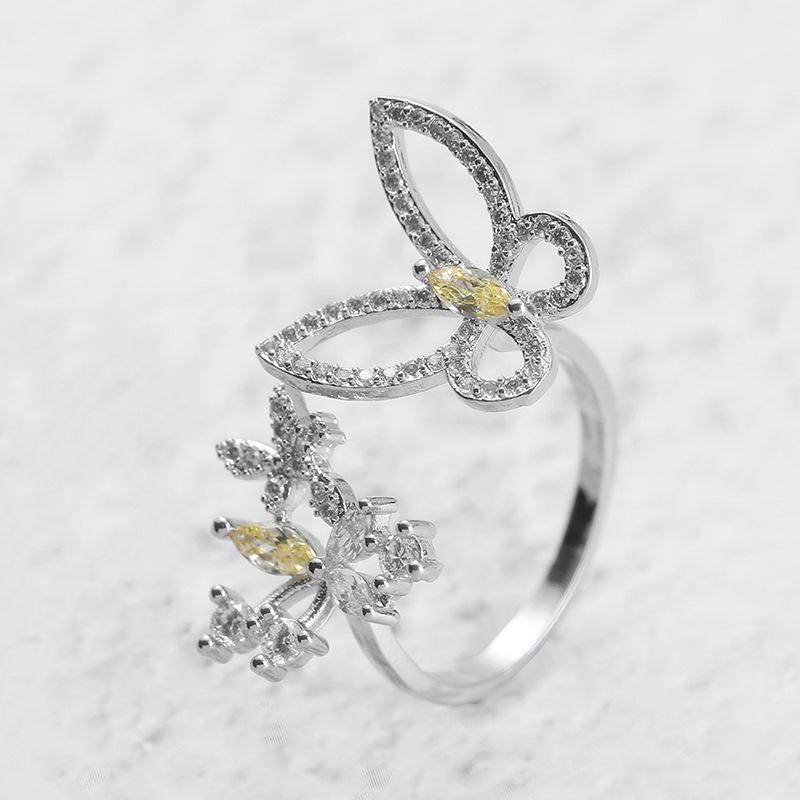 NPKDS Designer Creative Design S925 Sterling Silver Sweet Style Personality Wild Cute Butterfly Opening Female Ring Jewelry Gift
NPKDS Designer Creative Design S925 Sterling Silver Sweet Style Personality Wild Cute Butterfly Opening Female Ring Jewelry Gift