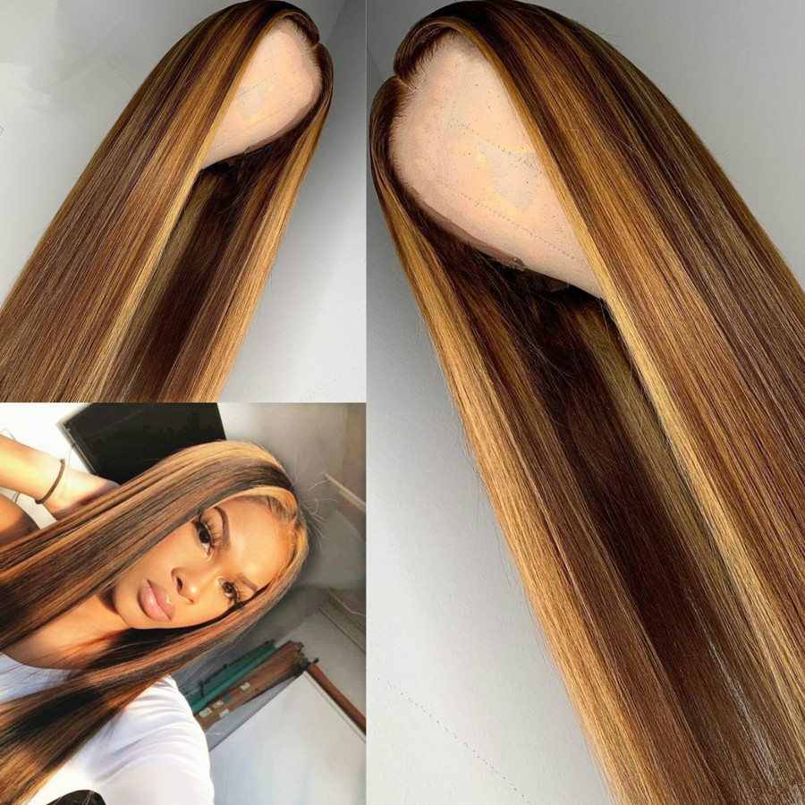 Non Front Lace Wig New Style Wig Womens Medium Dyed Gradient Long Straight Hair Mixed Brown Rose Net Wig Synthetic Wigs, Muli color
Non Front Lace Wig New Style Wig Womens Medium Dyed Gradient Long Straight Hair Mixed Brown Rose Net Wig Synthetic Wigs, Muli color