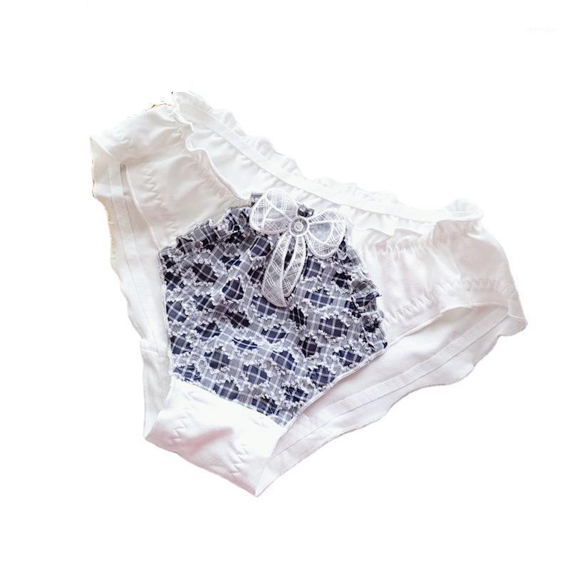 Plus Size Lolita Lingerie For Women White Bow Cotton Cute Panties Ruffle Plaid Girls Kawaii Underwear -6L1
Plus Size Lolita Lingerie For Women White Bow Cotton Cute Panties Ruffle Plaid Girls Kawaii Underwear -6L1