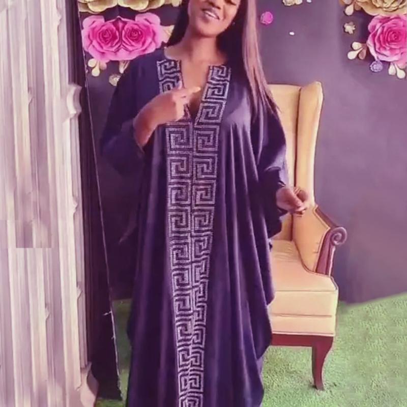Dashiki Dress Silk Beading Caftan Abaya Dubai Maxi Bazin Muslim Dresse For Women Design Long Sleeve Robe Gowns Lady Loose
Dashiki Dress Silk Beading Caftan Abaya Dubai Maxi Bazin Muslim Dresse For Women Design Long Sleeve Robe Gowns Lady Loose