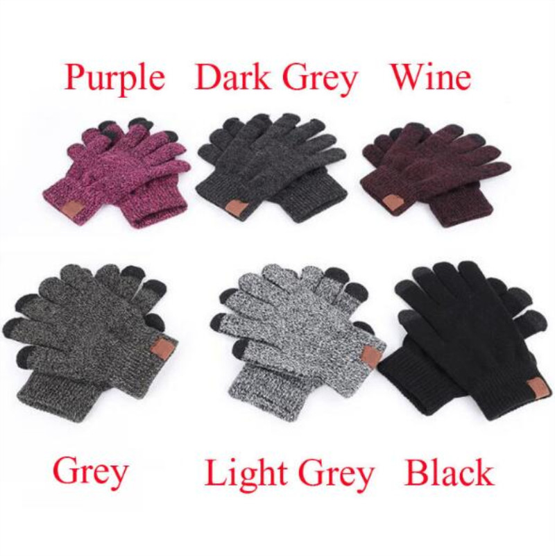 Knitted Gloves Man Woman Solid Winter Warm Portable glove outdoor sports Five Fingers Touch Screen Gloves For iphone 12 Pro Max OPP bag
Knitted Gloves Man Woman Solid Winter Warm Portable glove outdoor sports Five Fingers Touch Screen Gloves For iphone 12 Pro Max OPP bag