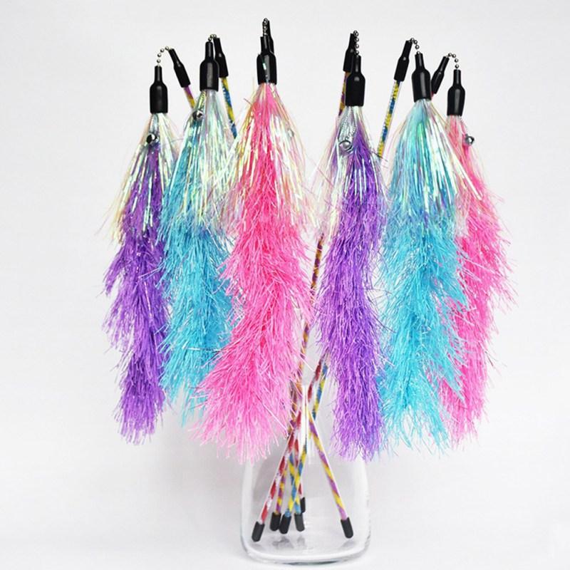 Newly Design Cat Toys Pet Toys Colorful Funny Cat Tease Playing Bell Ring Feather Pet Catcher Interactive Toy
Newly Design Cat Toys Pet Toys Colorful Funny Cat Tease Playing Bell Ring Feather Pet Catcher Interactive Toy