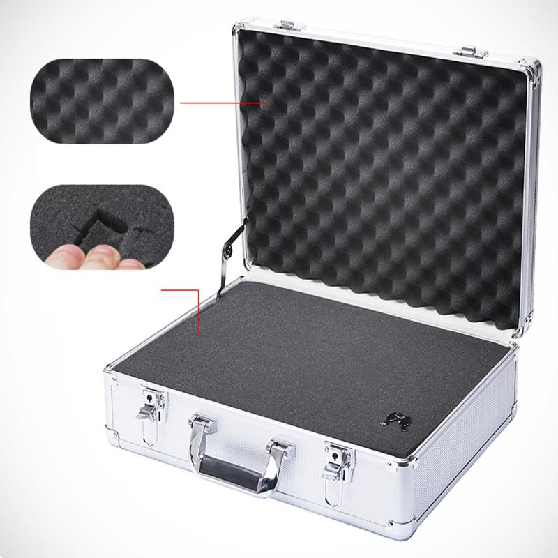 DIY Portable Aluminum Tool Box Safety equipment Toolbox Instrument box Storage Case Suitcase Impact Resistant Case With Sponge
DIY Portable Aluminum Tool Box Safety equipment Toolbox Instrument box Storage Case Suitcase Impact Resistant Case With Sponge