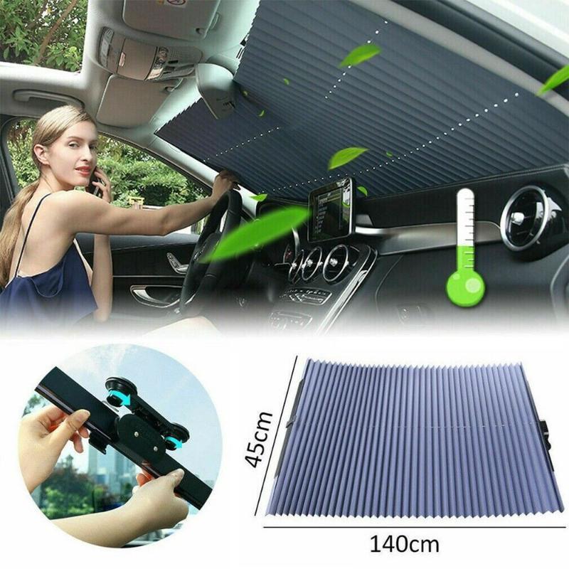 Car Retractable Windshield Anti-UV Window Sunshade Retractable Foldable Windshield Sunshade Cover Shield Curtain Auto Sun Shade1
Car Retractable Windshield Anti-UV Window Sunshade Retractable Foldable Windshield Sunshade Cover Shield Curtain Auto Sun Shade1