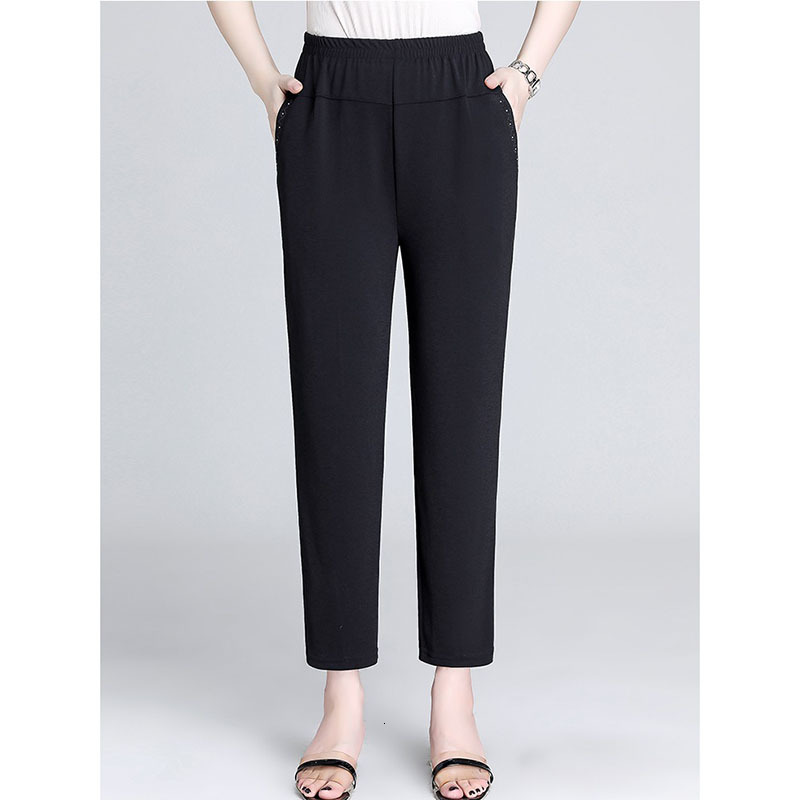 Old Middle-aged People Will See Thin Section Waist High Silk Pants Women's Icy Waistband Elastic Waistbands Plus Size V1tg, Black
Old Middle-aged People Will See Thin Section Waist High Silk Pants Women's Icy Waistband Elastic Waistbands Plus Size V1tg, Black