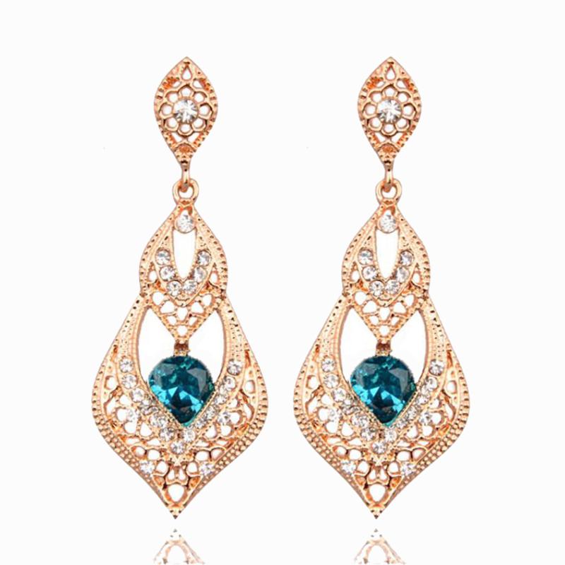 Boho Female Blue Water Drop Earrings Cute Round Crystal Dangle Earrings For Women Charm Zircon Stone Wedding
Boho Female Blue Water Drop Earrings Cute Round Crystal Dangle Earrings For Women Charm Zircon Stone Wedding