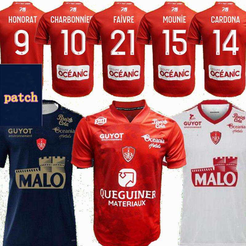 2020 2021 Stade Brest 29 Soccer Jerseys Charbonnier Honorat Herelle Cardona Mounié home away 20 21 football shirt S-2XL, Home+patch
2020 2021 Stade Brest 29 Soccer Jerseys Charbonnier Honorat Herelle Cardona Mounié home away 20 21 football shirt S-2XL, Home+patch