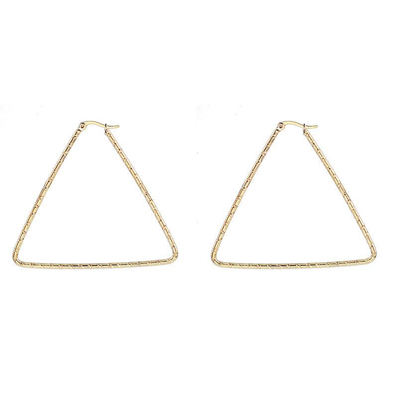 RIR Large Gold Triangle Hoop Earrings Women Jewelry Geometric Simple Minimalism Earrings In Stainless Steel
RIR Large Gold Triangle Hoop Earrings Women Jewelry Geometric Simple Minimalism Earrings In Stainless Steel