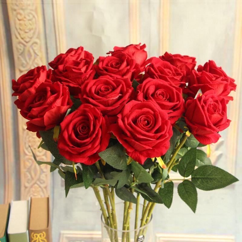 9x Artificial Decorative Blue Pink Red Flannel Rose Flower Bouquet Wedding Party Home Decoration Festival Flowers Creative Gifts1
9x Artificial Decorative Blue Pink Red Flannel Rose Flower Bouquet Wedding Party Home Decoration Festival Flowers Creative Gifts1