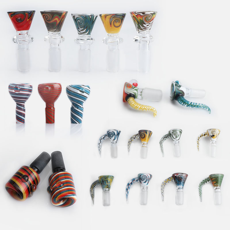 Hookahs New 6 Styles Glass Bowls US Color Wig Wag 14mm 18mm Male Bong Bowl For GlassPipes Water Bongs Dab Oil Rigs
Hookahs New 6 Styles Glass Bowls US Color Wig Wag 14mm 18mm Male Bong Bowl For GlassPipes Water Bongs Dab Oil Rigs
