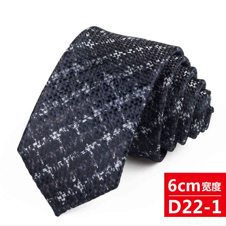 Necktie Scarf Corbata Casual British Dress Men's Tie Checkered Korean Narrow 6cm Hand Clothing Accessories