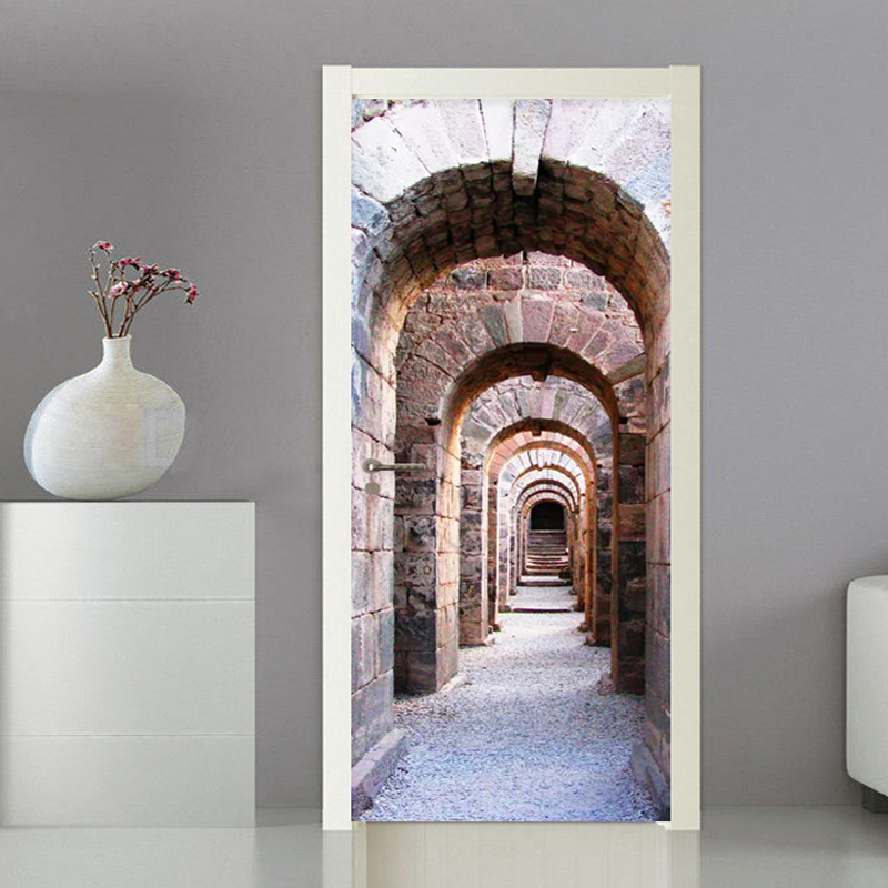 Classical European Style Door Stickers 3D Stereo Arch Stone Art Decoration Wallpaper Living Room Kitchen PVC Waterproof Murals, Default color
Classical European Style Door Stickers 3D Stereo Arch Stone Art Decoration Wallpaper Living Room Kitchen PVC Waterproof Murals, Default color