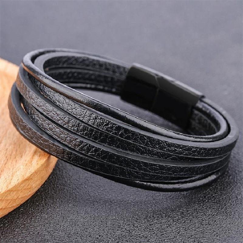 2020 New Products on the Market in Europe and the United States Hot-selling pu Leather Bracelet alloy Woven Men's Bracelet
2020 New Products on the Market in Europe and the United States Hot-selling pu Leather Bracelet alloy Woven Men's Bracelet