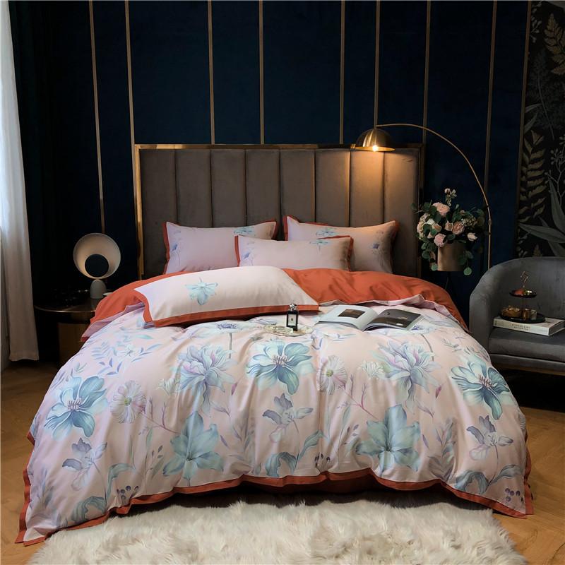 Pink Floral Egyptian cotton bedsheet flower pastoral duvet cover bed linen flat sheets queen king size hometexitle, As pic
Pink Floral Egyptian cotton bedsheet flower pastoral duvet cover bed linen flat sheets queen king size hometexitle, As pic