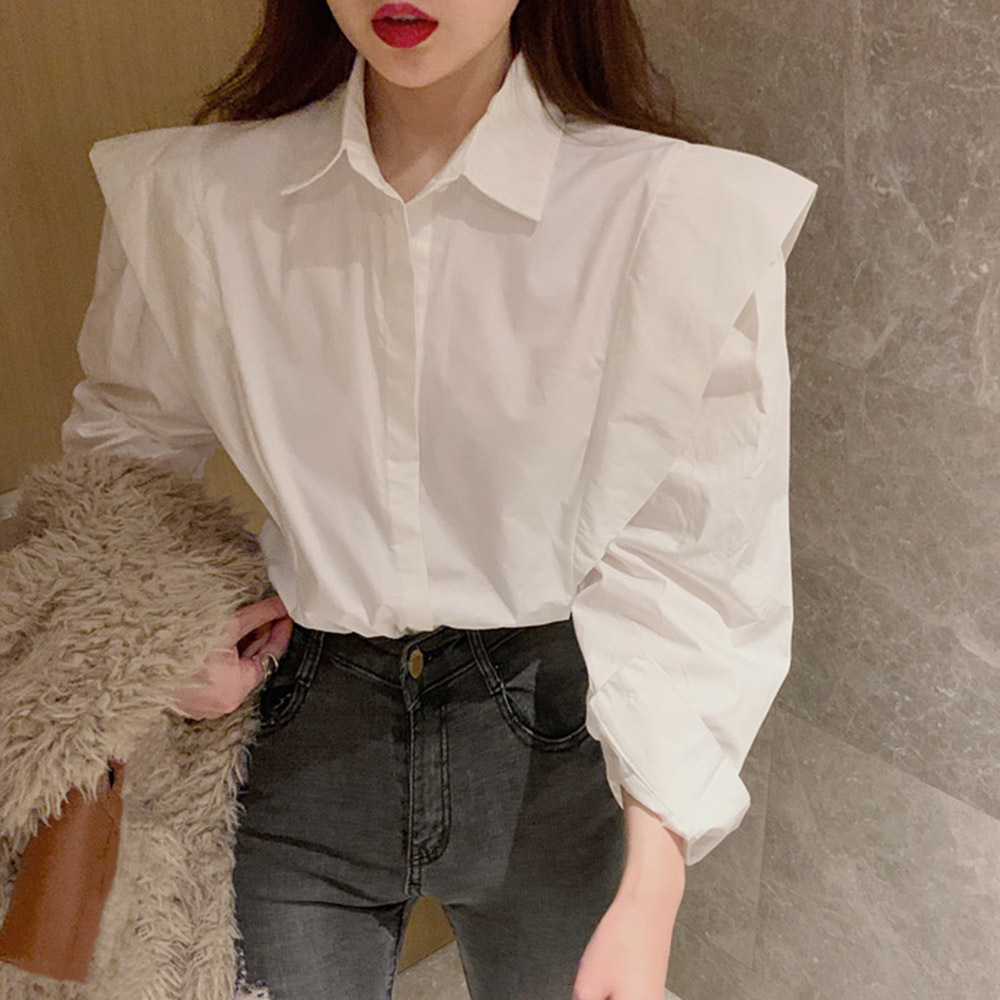 2021 New Japan Style Blouse Korean Fashion Popular Simple Autumn Winter Hot Sale Loose Designer Single-breasted Long Sleeve 3CUY, White
2021 New Japan Style Blouse Korean Fashion Popular Simple Autumn Winter Hot Sale Loose Designer Single-breasted Long Sleeve 3CUY, White