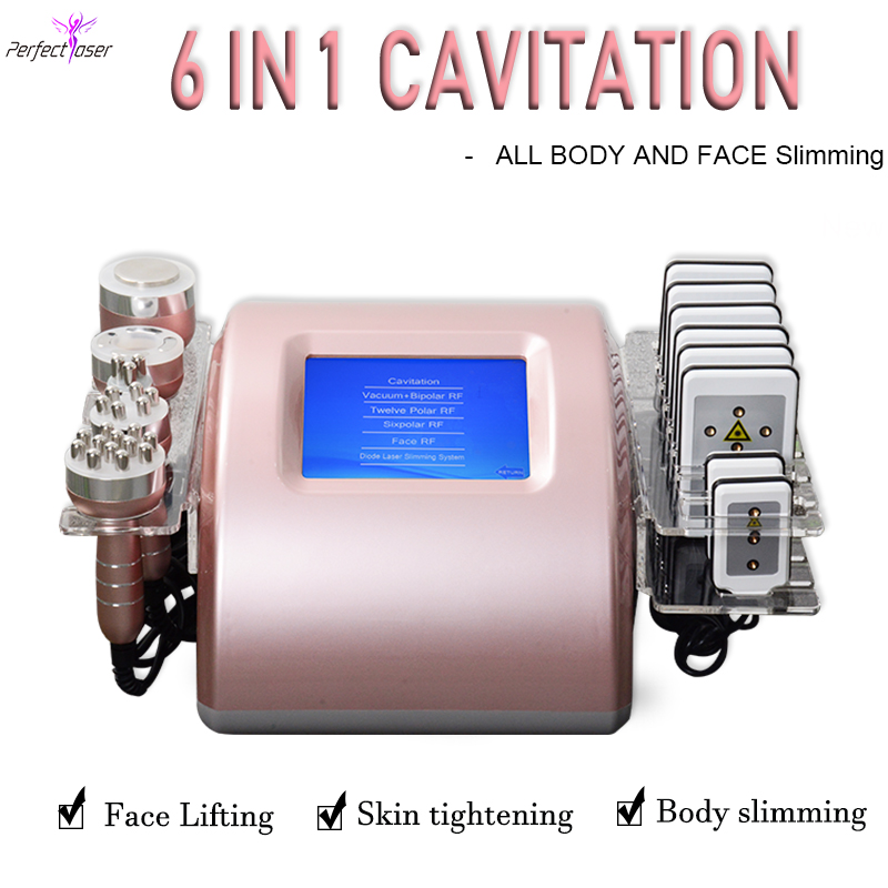 6 IN 1 Effective Strong 40K Ultrasonic cavitation Slimming Machine vacuum RF fat reduction lipo laser slimming machine
6 IN 1 Effective Strong 40K Ultrasonic cavitation Slimming Machine vacuum RF fat reduction lipo laser slimming machine