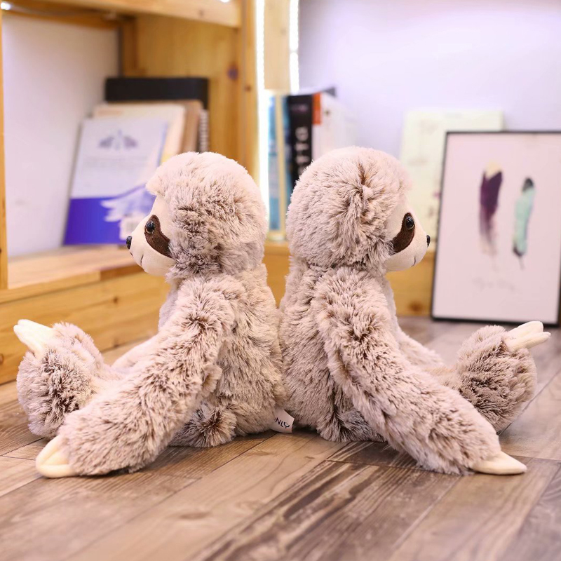 50/70cm Cute Sloth Plush Toys Soft Animal Stuffed Plush Sloth Dolls Bear Toy For Baby Kids Birthday Xmas Gift LJ201126