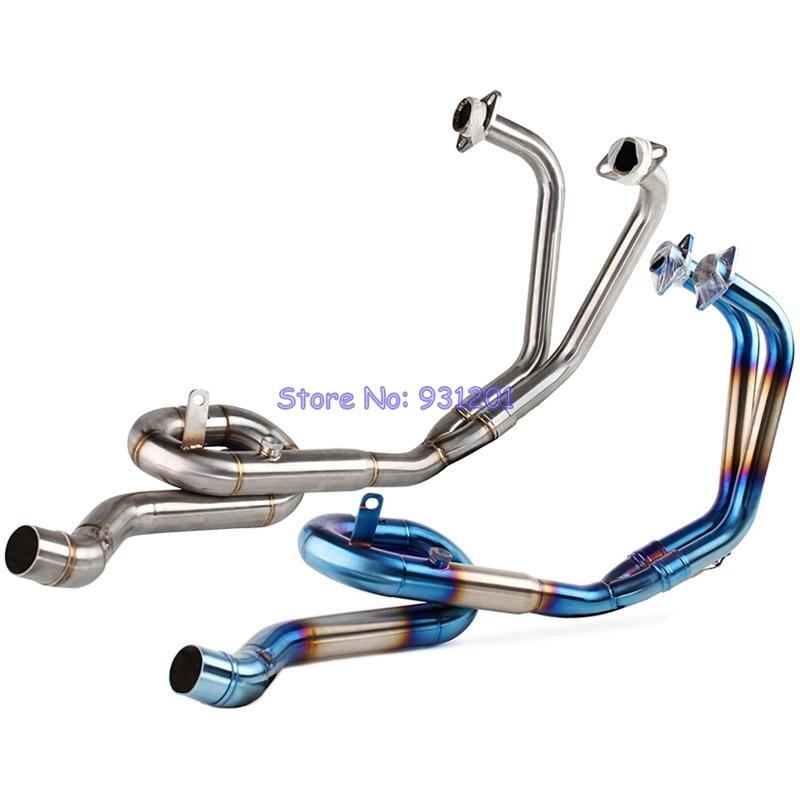 For YZF R3 R25 MT03 (2014-2020) Full Exhaust System Motorcycle Front Tube Headers Mid Link Pipe Slip On for 51mm Mufflers
For YZF R3 R25 MT03 (2014-2020) Full Exhaust System Motorcycle Front Tube Headers Mid Link Pipe Slip On for 51mm Mufflers