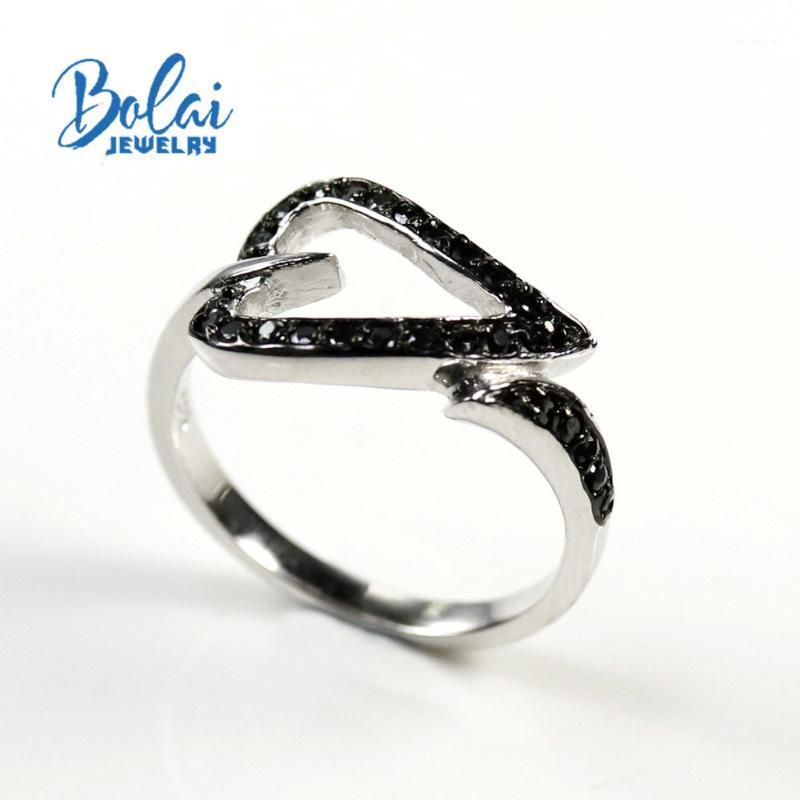 Bolai jewelry, natural gemstone black spinel ring 925 sterling silver rings, A delicate ornament suitable for any occasion1
Bolai jewelry, natural gemstone black spinel ring 925 sterling silver rings, A delicate ornament suitable for any occasion1