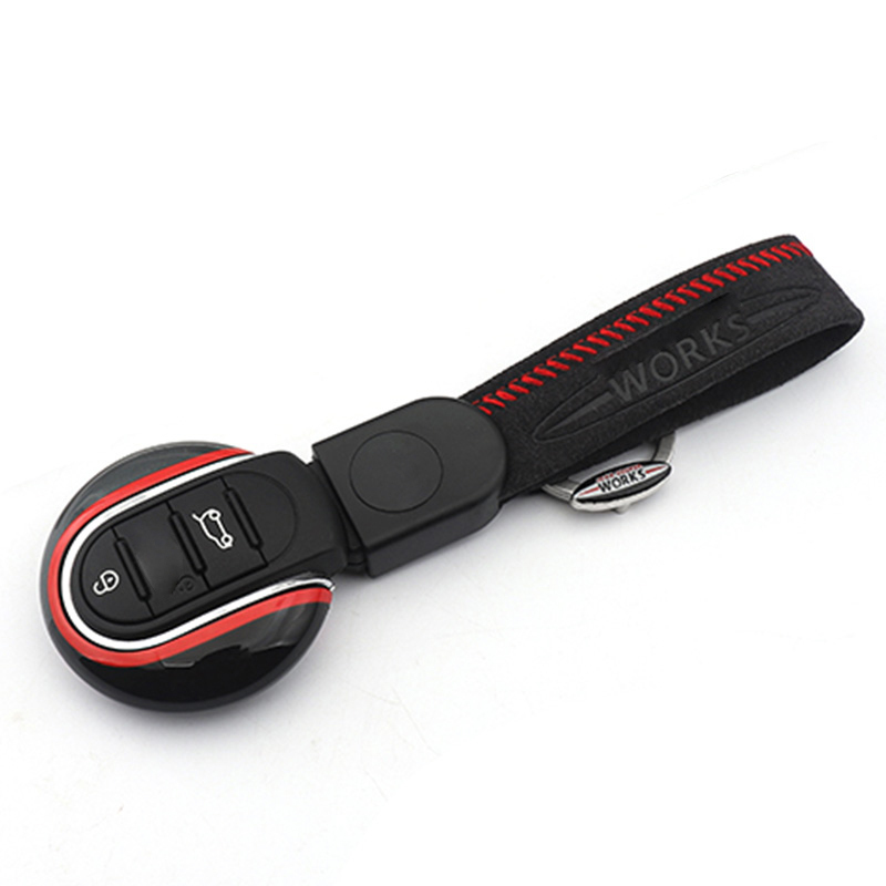For MINI Cooper Key Case for Car Cover F54 F55 F56 F60 One D S KeyChain Union Jack Bulldog JCW Protecter Car Styling Accessories 220228 - view 7