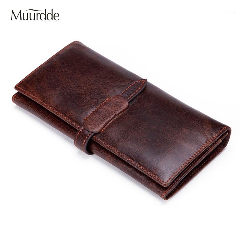 Muurdde 100% Genuine Leather Men Long Wallet High Quality Cowhide Wallets Fashion Clutch Coin Purse For Male Card Holder1, Brown 
Muurdde 100% Genuine Leather Men Long Wallet High Quality Cowhide Wallets Fashion Clutch Coin Purse For Male Card Holder1, Brown