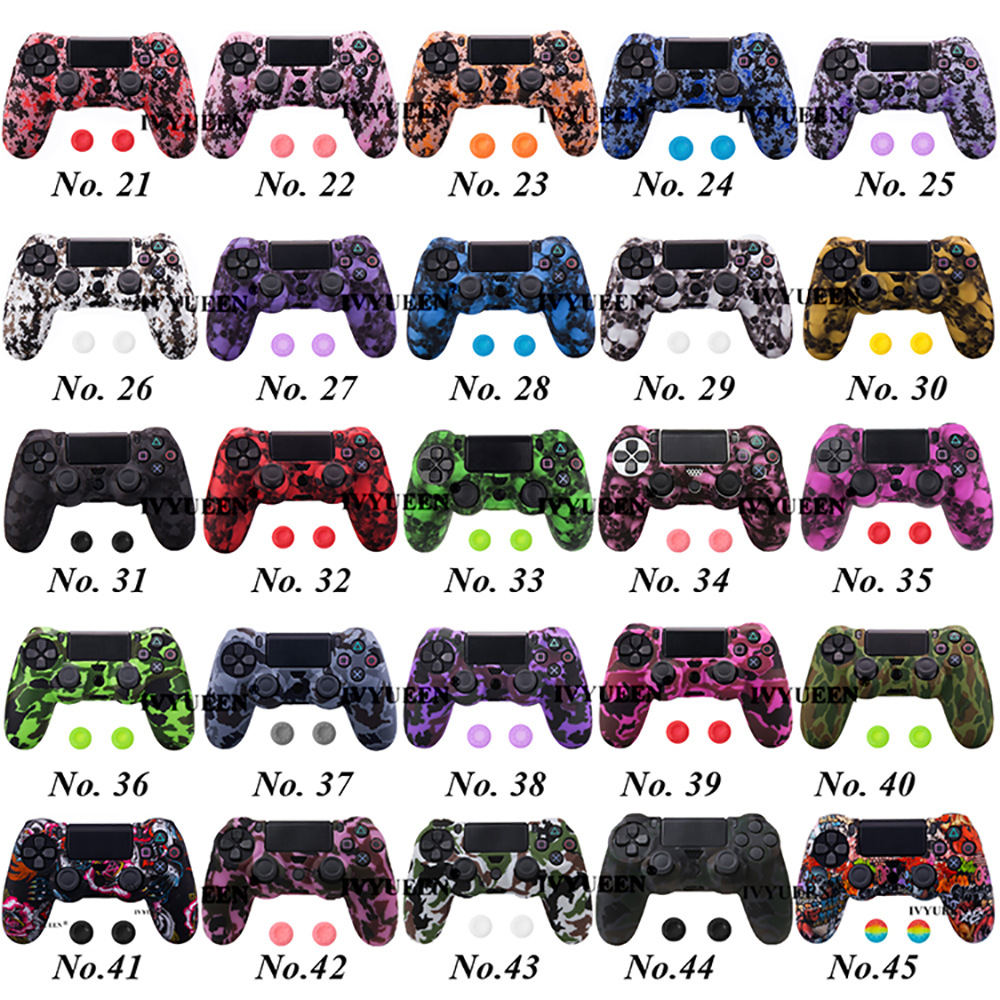 45 Colors Anti Slip Silicone Protective Skin Case For Sony PlayStation 4 PS4 DS4 Pro Slim Controller Thumb Grip Caps
45 Colors Anti Slip Silicone Protective Skin Case For Sony PlayStation 4 PS4 DS4 Pro Slim Controller Thumb Grip Caps