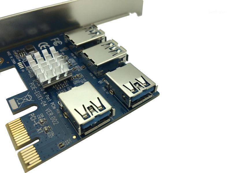 Hot PCI Express Riser Card PCI-E 1x to 16x 1 to 4 PCIE USB 3.0 Slot Multiplier Hub Adapter For Mining Miner BTC Machine1
Hot PCI Express Riser Card PCI-E 1x to 16x 1 to 4 PCIE USB 3.0 Slot Multiplier Hub Adapter For Mining Miner BTC Machine1